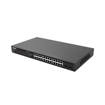 RG-ES126GS-LP24 100G Plug-and-Play POE Access Network Switch με 2 ανοδικές θύρες